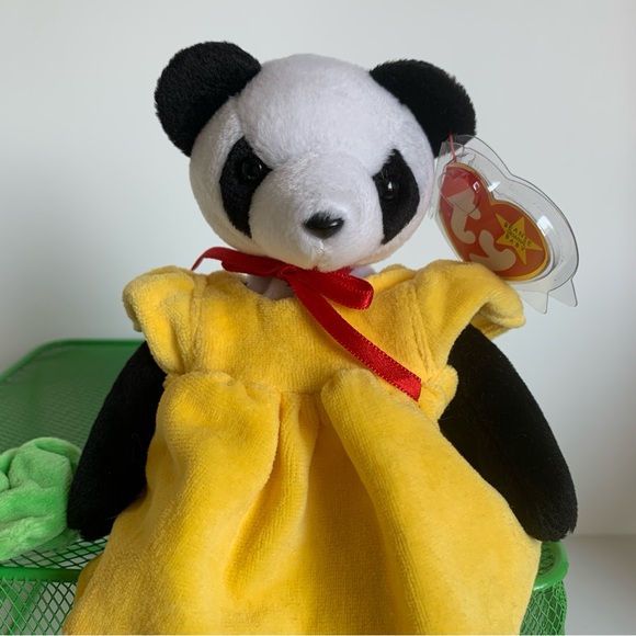Vintage Ty 💕Panda Bears 💕Fortune!💫Welcome Home 🐼 Pandas! Beanie Babies - Picture 4 of 17
